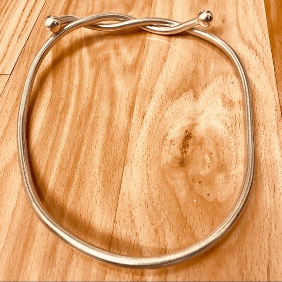 1 of a kind Flexible Sterling Silver Collar. - Picture 2 of 7